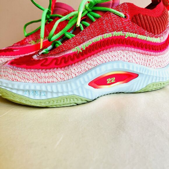 Size 10 - Nike A'ja Wilson x Cosmic Unity 3 Hot Punch, Hot Pink And Green - Picture 3 of 12